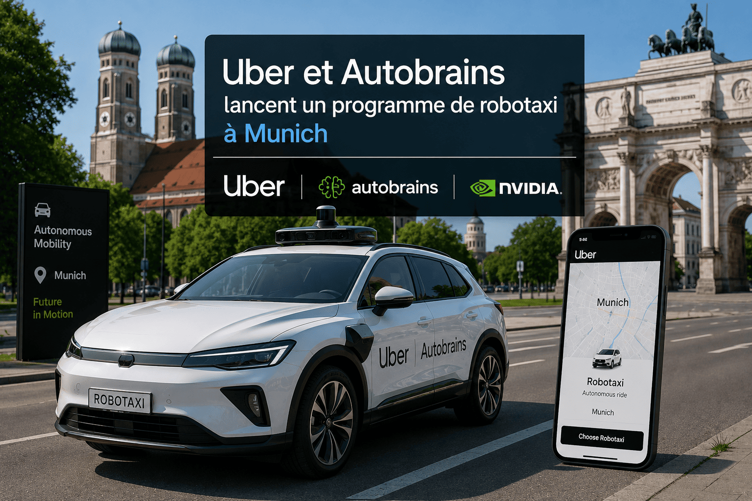 Allemagne — Uber lance un programme de robotaxis à Munich